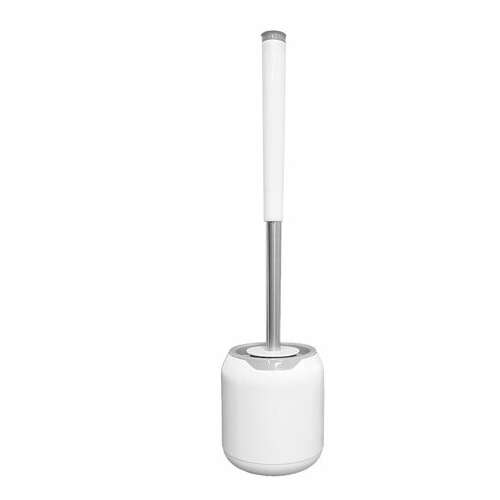  Ершик для унитаза силиконовый round type напольный / настенный с креплением и пинцетом laima, 608133 | Ершики для унитаза