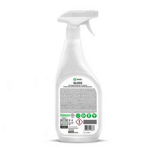 Средство для чистки сантехники кислотное 600 мл, grass gloss, триггер, 221600 | Средства от ржавчины и известкового налета