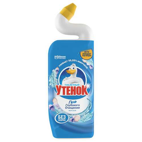  Средство для уборки туалета 500 мл, туалетный утенок "морской" | Средства для чистки ванных и туалетных комнат