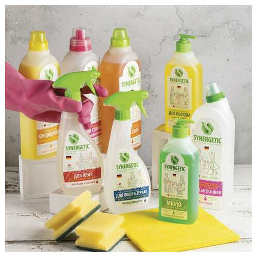  Средство для удаления известкового налета и ржавчины 500 мл synergetic, распылитель, эко, 104052 | Средства для чистки ванных и туалетных комнат