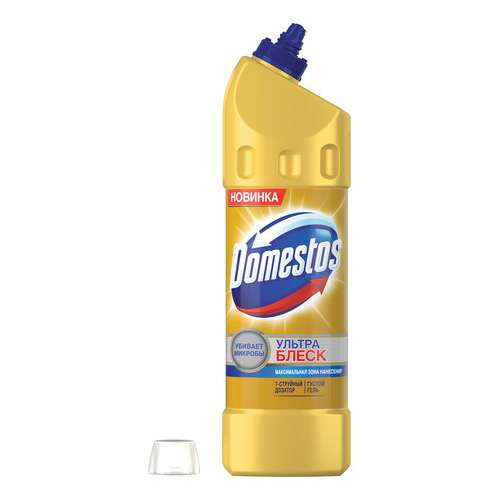  Средство для уборки туалета 1 л, domestos (доместос) "ультра блеск", гель, 67068933 | Средства для чистки ванных и туалетных комнат
