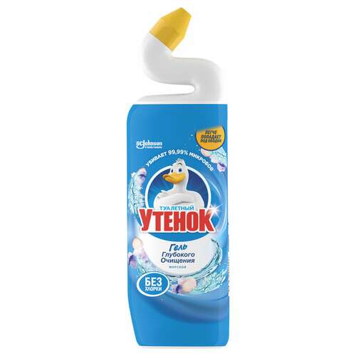  Средство для уборки туалета 900 мл туалетный утенок "морской", 696893 | Средства для чистки ванных и туалетных комнат