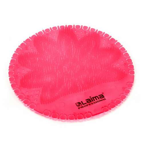  Дезодоратор коврик для писсуара красный, аромат ягоды, laima professional, на 30 дней, 608897 | Освежители для туалета