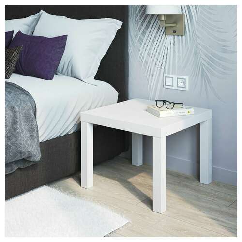  Стол журнальный "лайк" аналог ikea (550х550х440 мм), белый | Столы журнальные и сервировочные