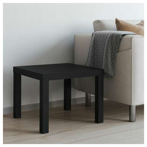  Стол журнальный "лайк" аналог ikea (550х550х440 мм), черный | Столы журнальные и сервировочные