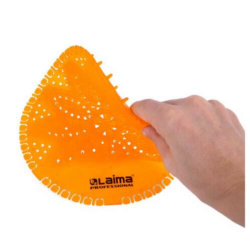  Дезодоратор коврик для писсуара оранжевый, аромат манго, laima professional, на 30 дней, 608899 | Освежители для туалета