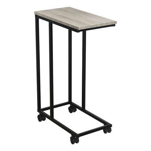  Стол журнальный brabix "loft ct-001", 450х250х680 мм, на колёсах, металлический каркас, цвет дуб антик, 641860 | Столы журнальные и сервировочные