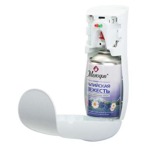  Сменный баллон 250 мл мелодия "альпийская свежесть", для автоматических освежителей, универсальный, 605228 | Сменные баллоны аэрозольные