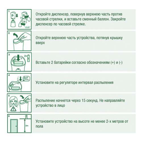  Сменный баллон 250 мл, airwick "магнолия и вишня", для автоматических освежителей, универсальный, 224396 | Сменные баллоны аэрозольные