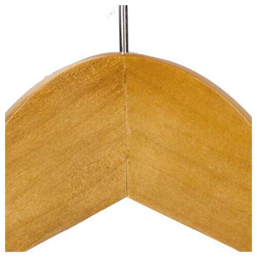  Вешалки-плечики, размер 36-40, малый размер, комплект 5 шт., деревянные, перекладина, цвет сосна, brabix "стандарт", 601160 | Вешалки-плечики