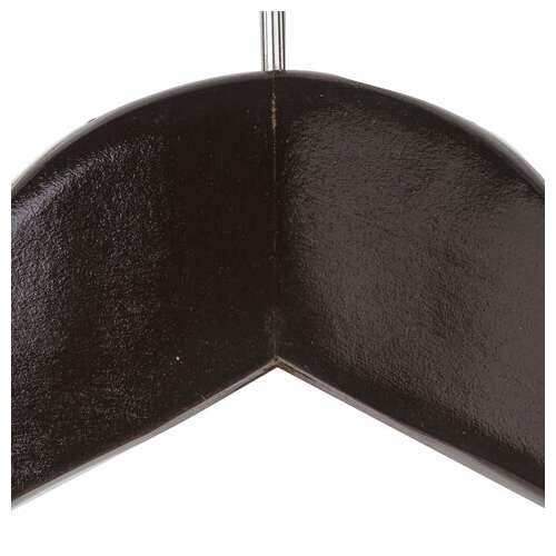  Вешалка-плечики, размер 48-50, деревянная, анатомическая, перекладина, цвет шоколад, brabix "люкс", 601165 | Вешалки-плечики