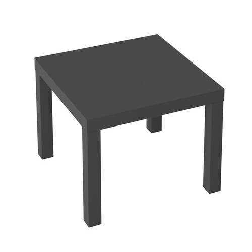  Стол журнальный "лайк" аналог ikea (550х550х440 мм), черный | Столы журнальные и сервировочные
