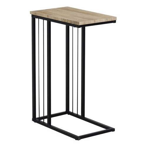  Стол журнальный на металлокаркасе brabix "loft ct-002", 450х250х630 мм, цвет дуб натуральный, 641862 | Столы журнальные и сервировочные