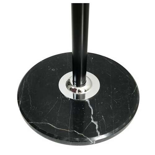  Вешалка-стойка brabix "cr-8342" на мраморном диске, металл, 5+4 крючка, цвет черный, 606439 | Вешалки-стойки