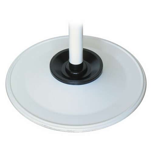  Вешалка-стойка "квартет-з", 1,79 м, основание 40 см, 4 крючка + место для зонтов, металл, белая | Вешалки-стойки