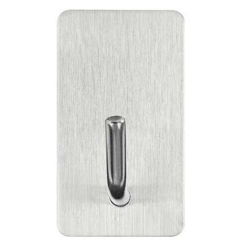  Крючки самоклеящиеся универсальные 2,5x4,5 см, комплект 4 шт., сталь, серебристые, laima home, 608788 | Крючки и держатели самоклеящиеся