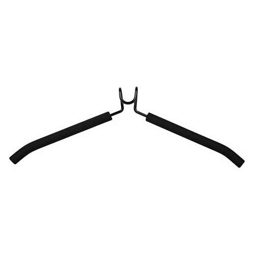  Вешалка-плечики трансформер, 5 плечиков, металл с покрытием, черные, brabix ultra, 607474 | Вешалки-плечики