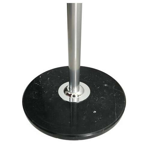  Вешалка-стойка brabix "cr-855" на мраморном диске, металл, 4+3 крючка, цвет серебристый, 606434 | Вешалки-стойки