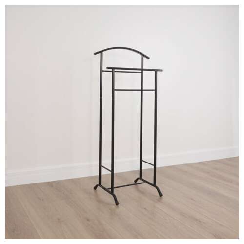  Вешалка-стойка костюмная "стиль-3", 1080х470х350 мм, металл, черная, внп 300 ч | Вешалки-стойки