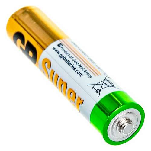  Батарейки комплект 4 шт., gp super, aaa (lr03, 24а), алкалиновые, мизинчиковые, блистер, 24a-2cr4 | Батарейки