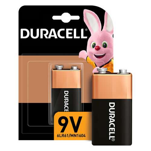  Батарейка duracell basic оригинал, 6lr61 (крона), алкалиновая, 1 шт., 9 в, блистер | Батарейки