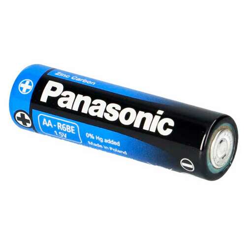  Батарейки комплект 4 шт., panasonic aa r6 (316), солевые, пальчиковые, в пленке, 1,5 в | Батарейки