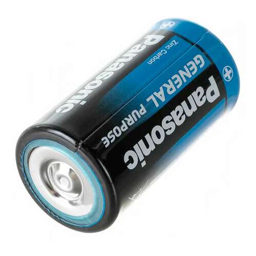  Батарейки комплект 2шт., panasonic d r20 (373), солевые, в пленке, 1.5 в | Батарейки