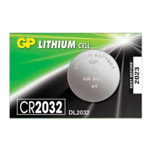  Батарейка литиевая gp lithium cr2032 "таблетка, дисковая, кнопочная" 1 шт., блистер (отрывной блок), cr2032-7cr5 | Батарейки