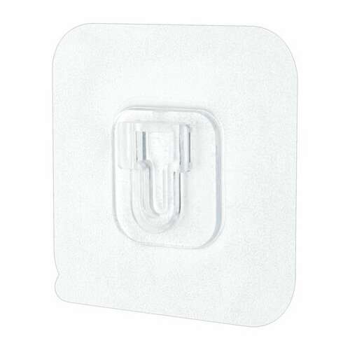  Крючки-кронштейны самоклеящиеся 6х6 см, комплект 10 шт., акриловый клей, laima home, 608794 | Крючки и держатели самоклеящиеся