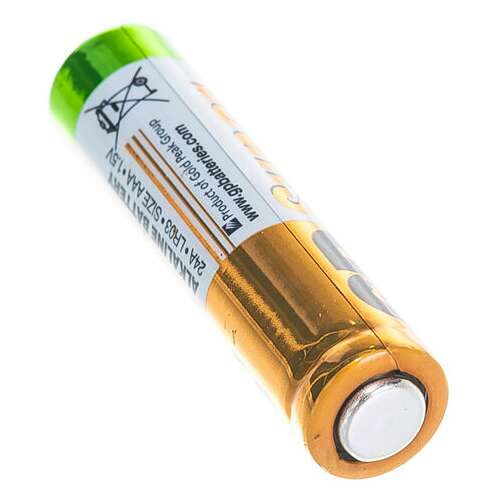  Батарейки gp super, aaa (lr03, 24а), алкалиновые, мизинчиковые, комплект 10 шт., в пленке, 24a-2crb10, gp 24a-2crb10 | Батарейки