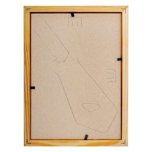  Рамка 15х20 см, дерево, багет 18 мм, brauberg "hit", канадская сосна, стекло, подставка, 390020 | Рамки для дипломов, сертификатов, грамот, фотографий