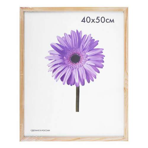  Рамка премиум 40х50 см, дерево, багет 18 мм, "sasha", светло-коричневая, 0011-16-0000 | Рамки для дипломов, сертификатов, грамот, фотографий