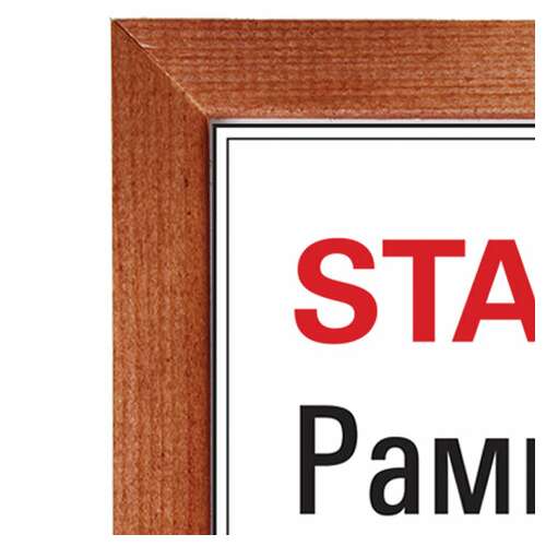  Рамка 21х30 см, дерево, багет 20 мм, staff, темно-коричневая, стекло, 390716 | Рамки для дипломов, сертификатов, грамот, фотографий