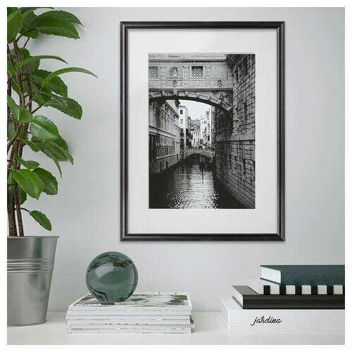  Рамка премиум 50х70 см, дерево, багет 26 мм, "berta", темно-коричневая, 0006-50-0007 | Рамки для дипломов, сертификатов, грамот, фотографий