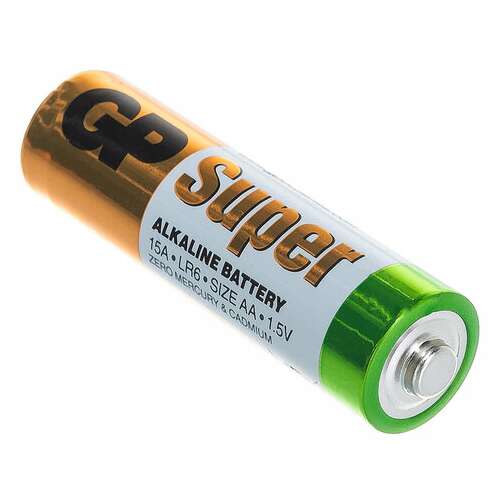  Батарейки gp super, aa (lr6,15а), алкалиновые, пальчиковые, комплект 10 шт., в пленке, 15a-2crb10, gp 15a-2crb10 | Батарейки