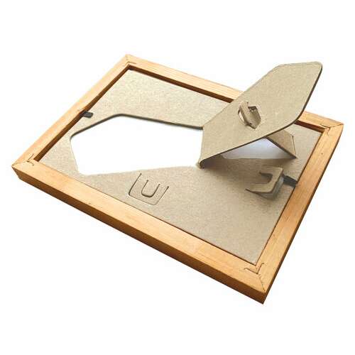  Рамка 10х15 см, дерево, багет 18 мм, brauberg "hit", канадская сосна, стекло, подставка, 390019 | Рамки для дипломов, сертификатов, грамот, фотографий