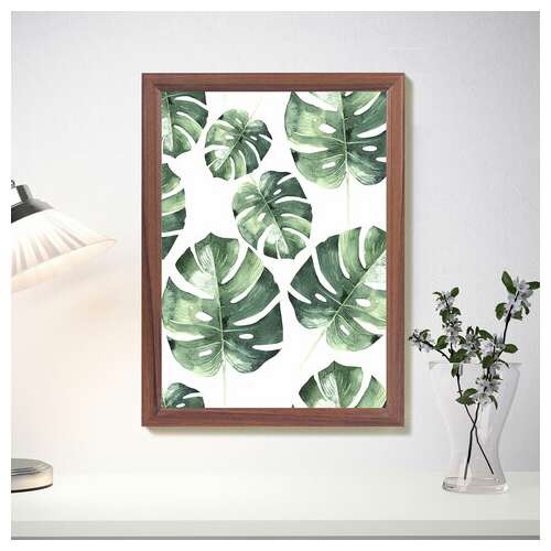  Рамка небьющаяся 21х30 см, мдф под дерево, багет 17 мм, мокко, акриловый экран, staff "carven", 391212 | Рамки для дипломов, сертификатов, грамот, фотографий