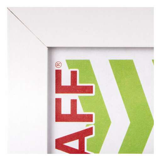  Рамка 10х15 см белая staff "grand", багет 18 мм, стекло, мдф, 391208 | Рамки для дипломов, сертификатов, грамот, фотографий