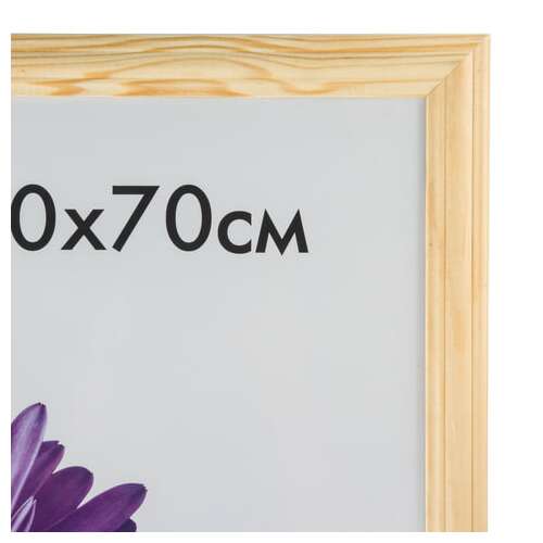  Рамка премиум 50х70 см, дерево, багет 26 мм, "linda", светлое дерево, 0065-50-0000 | Рамки для дипломов, сертификатов, грамот, фотографий