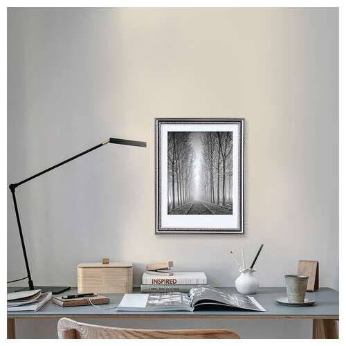  Рамка 30х40 см, пластик, багет 30 мм, brauberg "hit4", серебро, стекло, 391009 | Рамки для дипломов, сертификатов, грамот, фотографий