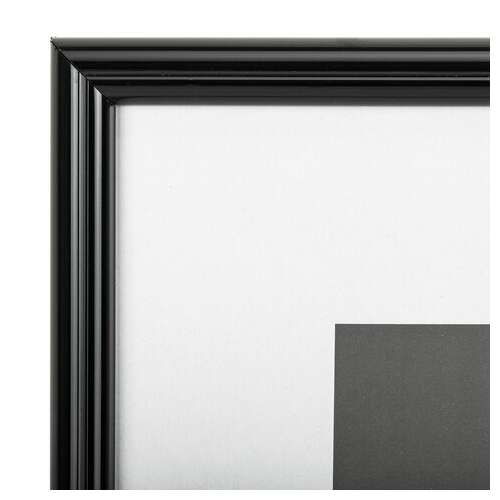  Рамка 30х40 см небьющаяся, багет 14 мм, пластик, brauberg "original", черная, 391230 | Рамки для дипломов, сертификатов, грамот, фотографий