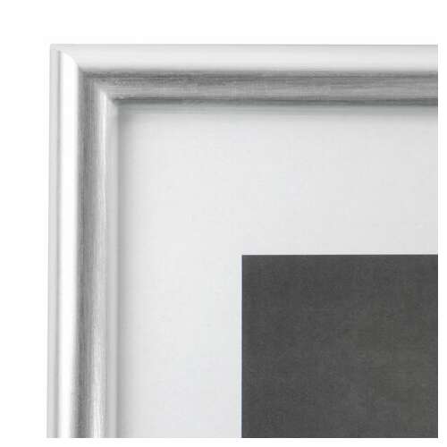  Рамка 30х40 см небьющаяся, багет 12 мм, пластик, brauberg "original", серебристая, 391232 | Рамки для дипломов, сертификатов, грамот, фотографий