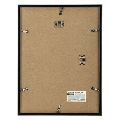  Рамка 30х40 см небьющаяся, багет 14 мм, пластик, brauberg "original", черная, 391230 | Рамки для дипломов, сертификатов, грамот, фотографий