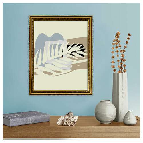  Рамка 30х40 см, пластик, багет 30 мм, brauberg "hit4", золото, стекло, 391008 | Рамки для дипломов, сертификатов, грамот, фотографий