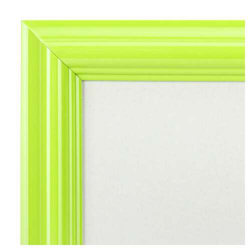  Рамка 21х30 см небьющаяся, багет 17,5 мм, пластик, brauberg "colorful", салатовая, 391244 | Рамки для дипломов, сертификатов, грамот, фотографий