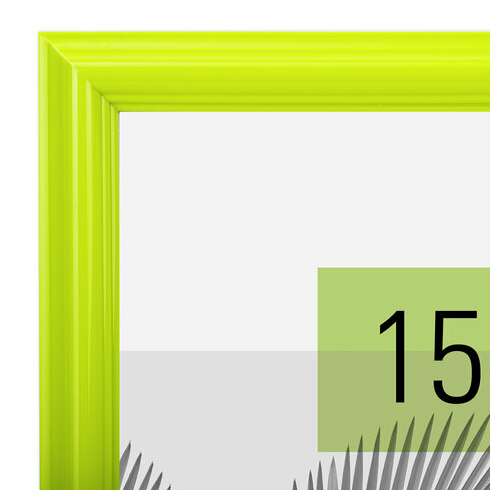  Рамка 15х21 см небьющаяся, багет 17,5 мм, пластик, brauberg "colorful", салатовая, 391243 | Рамки для дипломов, сертификатов, грамот, фотографий