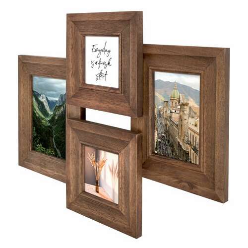 Рамка из мангового дерева brauberg loft quad, фото разного размера, стекло, 52х39 см, 391283  Рамка из мангового дерева brauberg loft quad, фото разного размера, стекло, 52х39 см, 391283 | Рамки для дипломов, сертификатов, грамот, фотографий