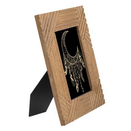  Рамка из мангового дерева brauberg loft manuscript, фото 10х15 см, стекло, 17х22 см, 391284 | Рамки для дипломов, сертификатов, грамот, фотографий