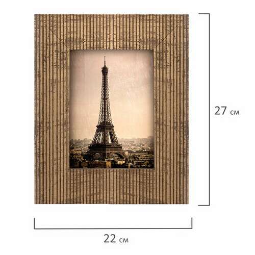  Рамка из мангового дерева brauberg loft ancient, фото 13х18 см, стекло, 22х27 см, 391285 | Рамки для дипломов, сертификатов, грамот, фотографий