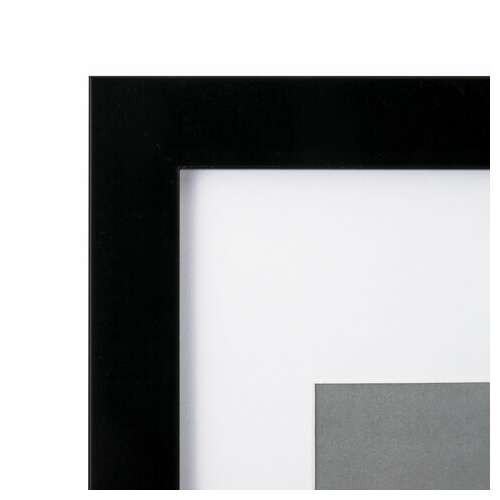  Рамка 21х30 см с паспарту 15х21 см небьющаяся, багет 20 мм, пластик, brauberg "new age", черная, 391275 | Рамки для дипломов, сертификатов, грамот, фотографий